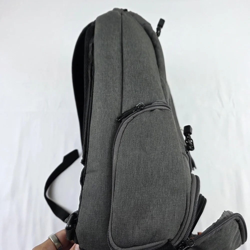 Ebags Backpack Gray 17 Inch Laptop Bag Travel Daypack Men Polyester Soft Case